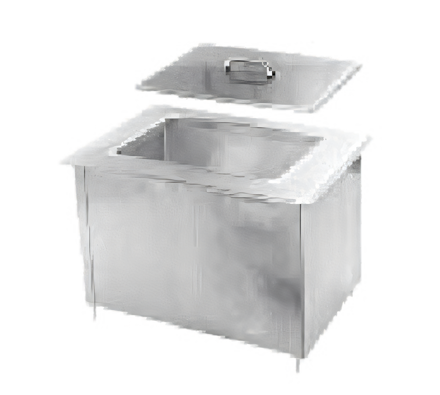 Product image #1 for Randell 9510IC Drop-In Ice Bin with 40 lb. Capacity, Stainless Steel Top and Lift-Off Cover
