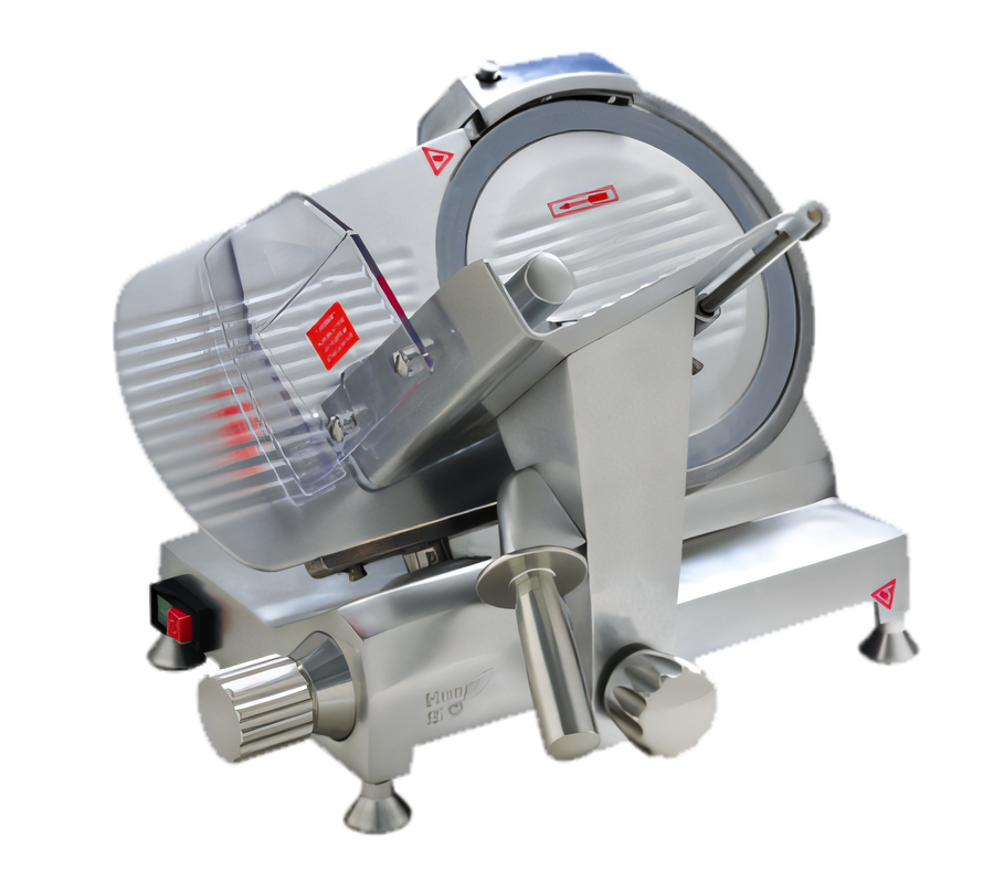 Product image #1 for Eurodib HBS250L 10-Inch Gravity Feed Belt-Drive Manual Meat Slicer with Blade Sharpener