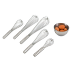 Thumbnail image #1 for Vollrath 47255 10-Inch Stainless Steel Piano Whip with Reinforced Center Wire and Comfort-Nub Handle Case of 12