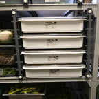 Thumbnail image #1 for Cambro Camshelving® CSUNVRA21580 Storage Rack, 21-1/8"D x 19-1/2"H, Fits 21"D Shelving, Accommodates 4 Full-Size 4" Pans