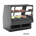 Thumbnail image #2 for Structural Concepts Fusion® GMDSV4R 51-Inch Self-Contained Full-Service Refrigerated Deli Case with Lift-Up Glass Front, Black Interior