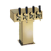 Thumbnail image #1 for Perlick Century Standard Base 3-Faucet Tee Draft Beer Tower, Countertop, Glycol-Cooled, Tarnish-Free Brass Finish