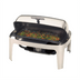 Thumbnail image #1 for Adagio 9 Qt Rectangular Roll-Top Chafer, 18/10 Stainless Steel, Silver Trim