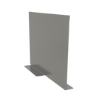 Thumbnail image #1 for Glastender, Inc. IBD-H-B Ice Bin Divider, Half, for 24-Inch-Deep Cocktail Unit
