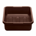 Thumbnail image #1 for Cambro Cambox 15-1/4 x 20-1/4 x 4-15/16 Inch Dark Brown Hi-Gloss Plastic Bus Box with Handle