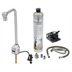 Thumbnail image #1 for T&S ChekPoint Touchless Electronic Sensor Glass Filler with Water Filtration Kit, 12-Inch High, Single-Hole Deck Mount, Chrome-Plated Brass