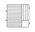 Thumbnail image #1 for Vollrath Plate Crate® 19-Plate Dishwasher Rack with 6 Extenders for 11-12 Inch Plates
