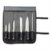 Thumbnail image #1 for Mercer Culinary Genesis 7-Piece Knife Roll Set with 7-Pocket Roll and Sharpening Steel