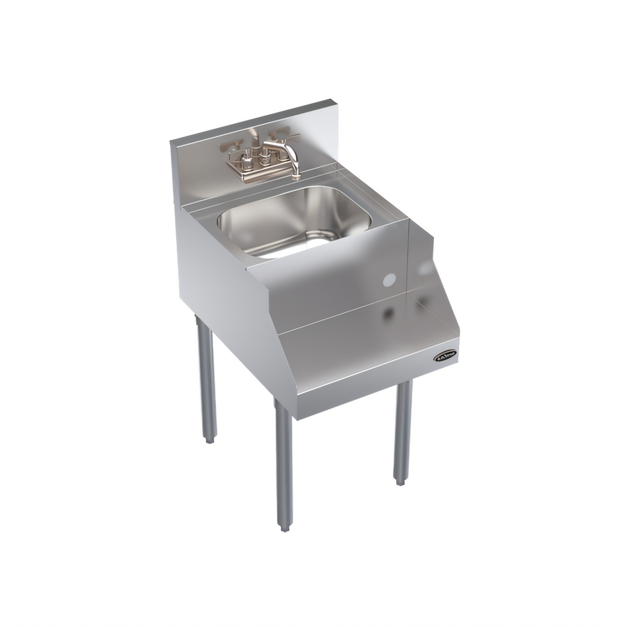 Product image #1 for Krowne Royal Series Freestanding Underbar Blender Station with Dump Sink and Recessed Blender Shelf, 18 x 24 Inches