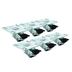 Thumbnail image #1 for Krowne 1-Inch Ultra Low Profile Plate Casters with Brakes, Set of 6