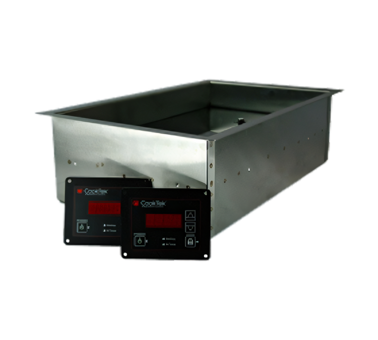 Product image #1 for CookTek SinAqua Rectangular Waterless Drop-In Induction Hot Food Well, 6-Inch Deep, 3-Sensor, 100-120V