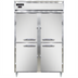 Thumbnail image #1 for Continental Refrigerator Designer Line DL2W-SS-HD Two-Section Heated Holding Cabinet