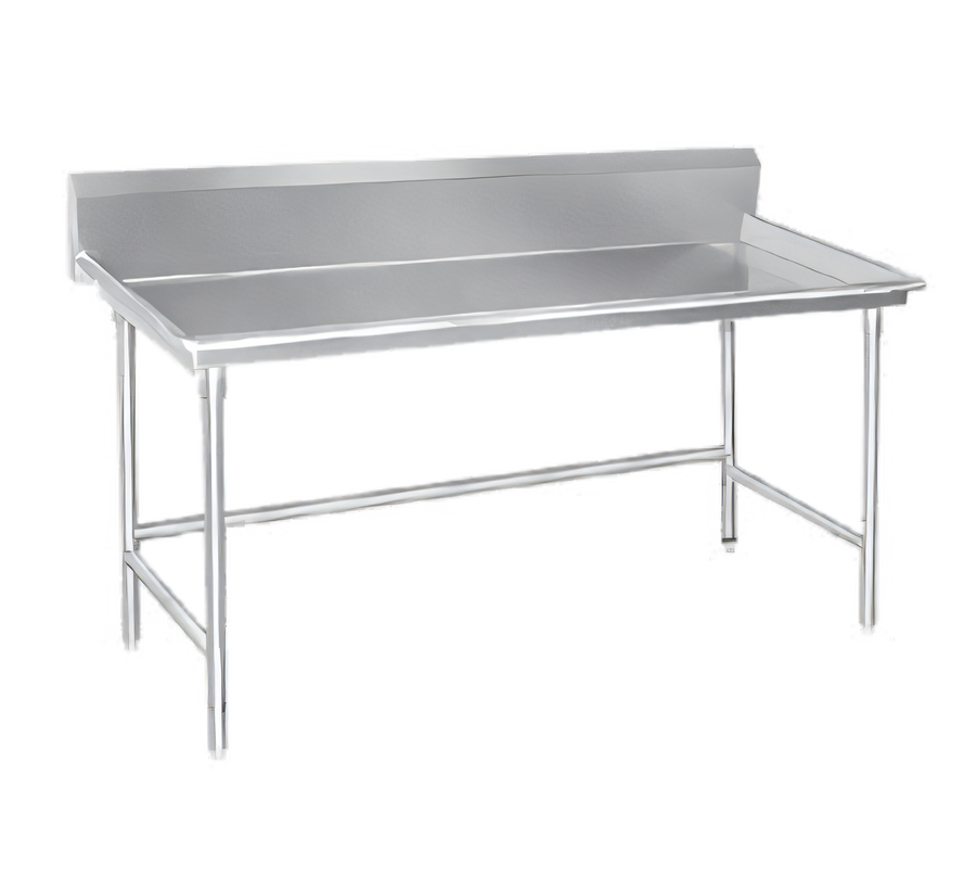 Product image #1 for Advance Tabco BSR-96 Stainless Steel Sorting Table with 10-1/2-Inch Backsplash and 3-Inch Raised Edge, 96 x 30 Inches