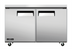 Thumbnail image #1 for Juneau 48-Inch 2-Section Undercounter Reach-In Freezer with Solid Doors, 6.7 Cu. Ft.
