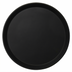 Thumbnail image #1 for Cambro Camtread 9-Inch Round Non-Skid Fiberglass Serving Tray, Black Satin
