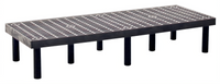 Quantum Vented Polyethylene Dunnage Rack, 1000 lb. Capacity