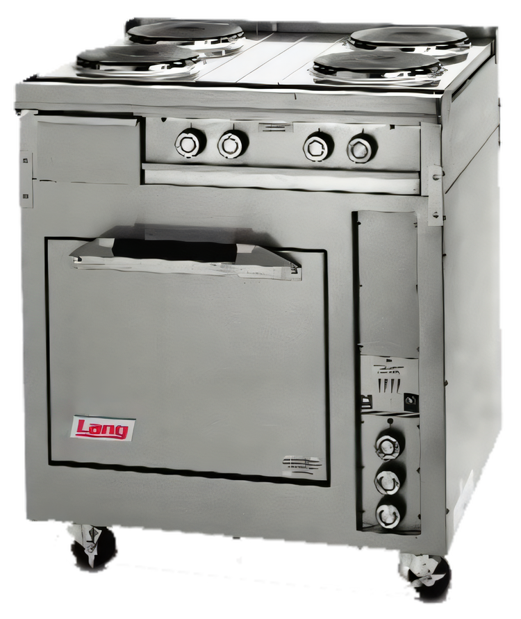 Product image #1 for Lang R30S-ATB 30-Inch Electric Range with 1 Hot Top, 2 French Plates, and Standard Oven Base