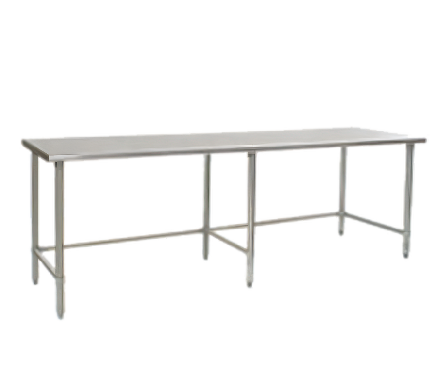 Product image #1 for Eagle Deluxe Series Stainless Steel Flat Top Work Table, 72 x 36 Inch, Tubular Base