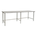 Thumbnail image #1 for Eagle Deluxe Series Stainless Steel Flat Top Work Table, 72 x 36 Inch, Tubular Base