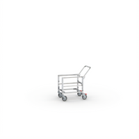 RATIONAL VarioMobil Height-Adjustable Transport Cart for 12 x 20 Hotel Pans, for Size 2-XS and 2-S