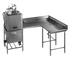 Thumbnail image #1 for Spec-Master Right-Hand Corner Clean Dishtable, 72-Inch Machine-to-Corner x 60-Inch Corner-to-End, Left-to-Right, 14-Gauge 304 Stainless Steel