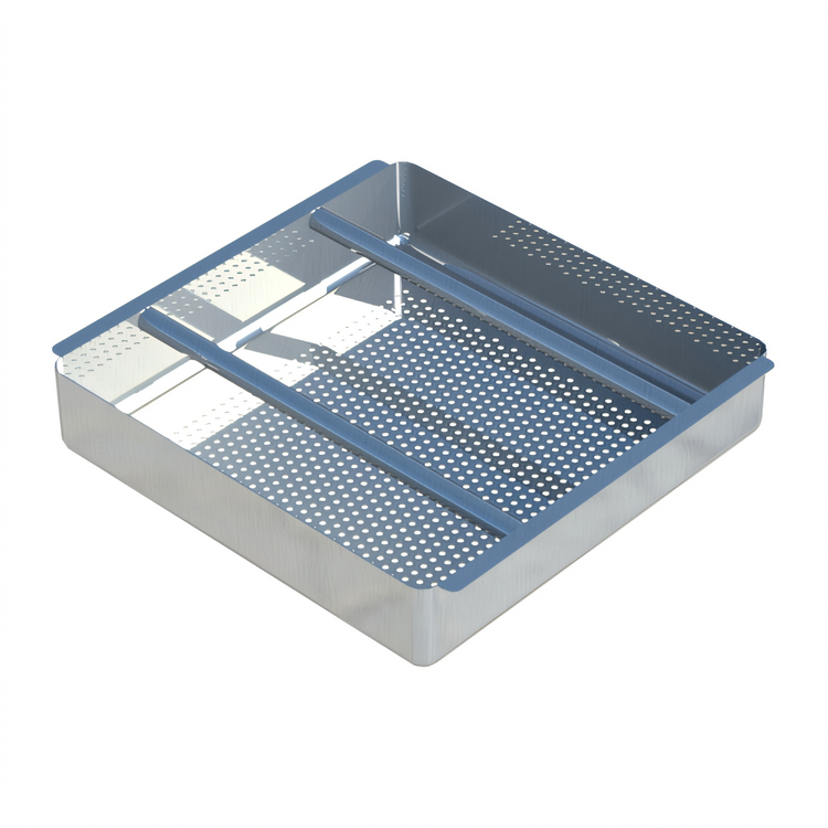 Product image #1 for Perforated Stainless Steel Pre-Rinse Basket for Dish Tables