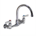 Thumbnail image #1 for Advance Tabco K-161 Heavy-Duty Lead-Free 6-Inch Gooseneck Splash Mount Faucet
