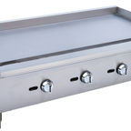 Thumbnail image #1 for Hurakan by Equip.me 48-Inch Countertop Gas Griddle with 4 Burners, 3/4-Inch Plate