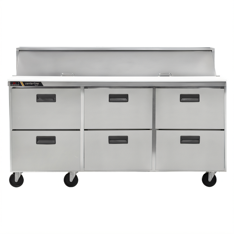Product image #1 for Centerline by Traulsen 72-Inch 6-Drawer Mega Top Prep Table Refrigerator