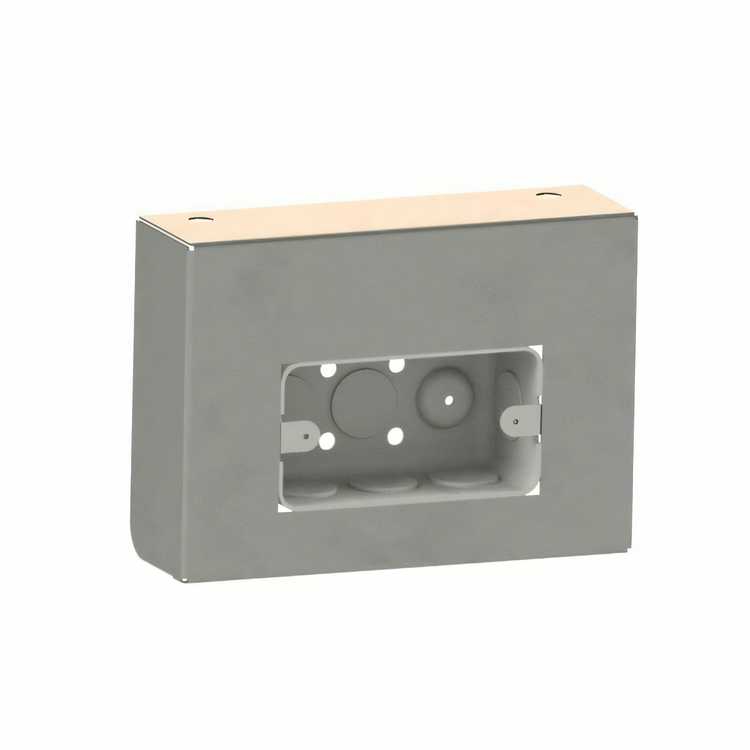 Product image #1 for John Boos Empty Single Gang Stainless Steel Junction Box with Welded Mounting Bracket