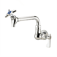Krowne Royal Series Single Wall-Mount Pot Filler Faucet with 6-Inch Swivel Spout