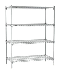 Metro Super Erecta SA-3036C-63-S4 Super Adjustable Wire Stationary Starter Shelving Unit, 36