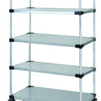 Thumbnail image #1 for Quantum M2460SG46-5 5-Shelf Mobile Storage Cart, 60W x 24D x 69H, Galvanized Steel