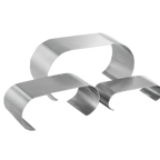 Thumbnail image #1 for American Metalcraft CRS3 3-Piece Stainless Steel Buffet Riser Set, Satin Finish, Curled Ends Case of 6