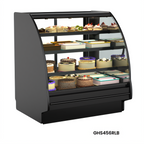 Thumbnail image #1 for Structural Concepts Fusion® GHS856RLB (CURVED) Curved Glass Refrigerated Service Case, Remote DX, 99-3/4 Inch Wide