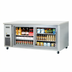 Thumbnail image #1 for Everest Refrigeration ETGWR2 Two-Section Undercounter Glass Door Worktop Refrigerator, 22 Cu. Ft., Side-Mounted Self-Contained R290