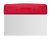 Thumbnail image #3 for Sani-Safe 6 x 3 Inch Red Dough Cutter/Scraper with Stainless Steel Blade