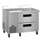 Thumbnail image #1 for Hoshizaki Steelheart WLR46B-D2 46-Inch One-Section Worktop Refrigerator, 2 Drawers, 11.78 Cu. Ft., Stainless Steel