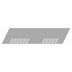 Thumbnail image #1 for Hoshizaki 72-Inch Stainless Back Panel for Horizontal Units