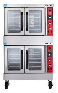 Vulcan SG44 Full-Size Double-Deck Gas Convection Oven, 5-Pan Capacity per Section