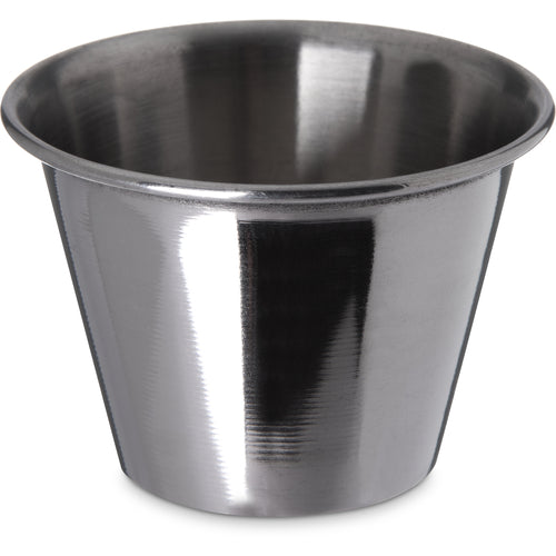 Product image #1 for Carlisle Classic 2.5 oz Rolled-Edge Stainless Steel Sauce Cup
