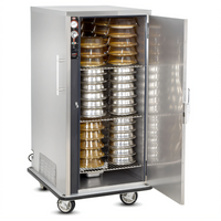 FWE P-Series Deep Heated Banquet Cart, 1 Compartment, 90-108 Covered 11-Inch Plate Capacity