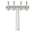 Thumbnail image #1 for Havana 1-Column Countertop Glycol-Cooled Draft Beer Tower, 4 Faucets, Chrome Finish