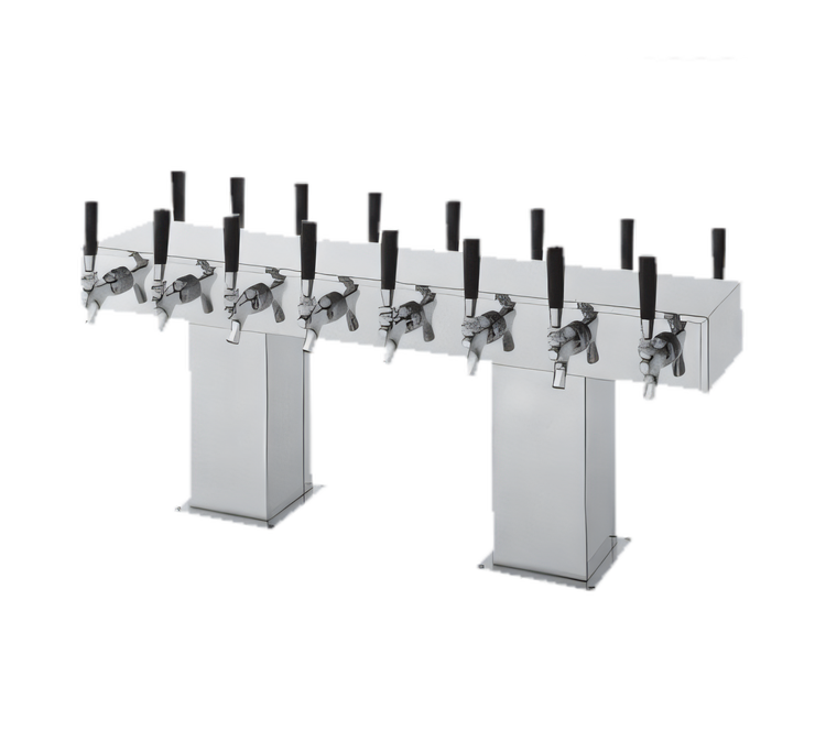 Product image #1 for Perlick Back-to-Back Bridge Tee Countertop Draft Beer Tower