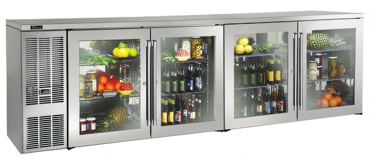 Product image #1 for Perlick 108-Inch Wide Four-Door Self-Contained Back Bar Refrigerator