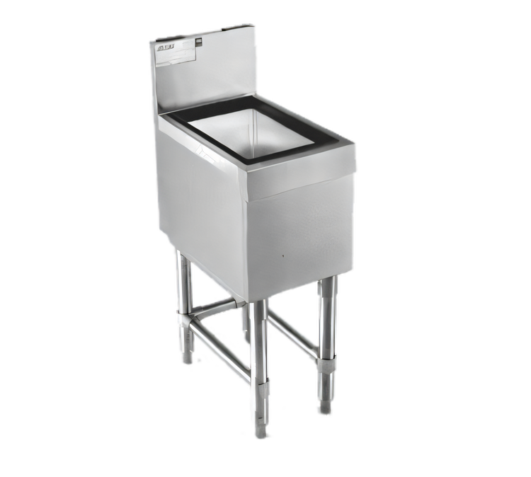 Product image #1 for Eagle Group Spec-Bar 30"W x 19"D Stainless Steel Underbar Ice Bin/Cocktail Unit, 84 lb. Capacity