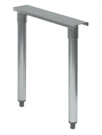 Krowne Galvanized Extra Leg Set with Adjustable Plastic Bullet Feet for Modular Add-On Units