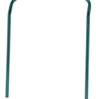 Thumbnail image #1 for Quantum UH24P Commercial Cart U-Handle, 24"W x 31-1/2"H, Green Epoxy Antimicrobial Finish