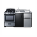 Thumbnail image #1 for Summit Appliance 63-Inch All-In-One Kitchenette with 24-Inch Gas Range, Refrigerator, Sink and Stainless Steel Countertop