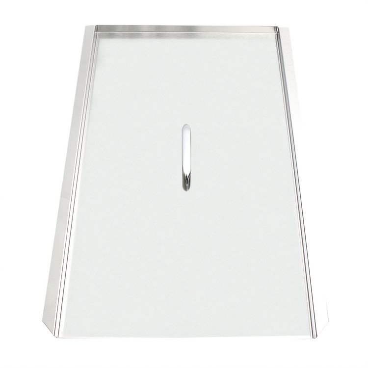 Product image #1 for Stainless Steel Frypot Cover for Frypots with Basket Lifts, 18" W x 22-5/8" D